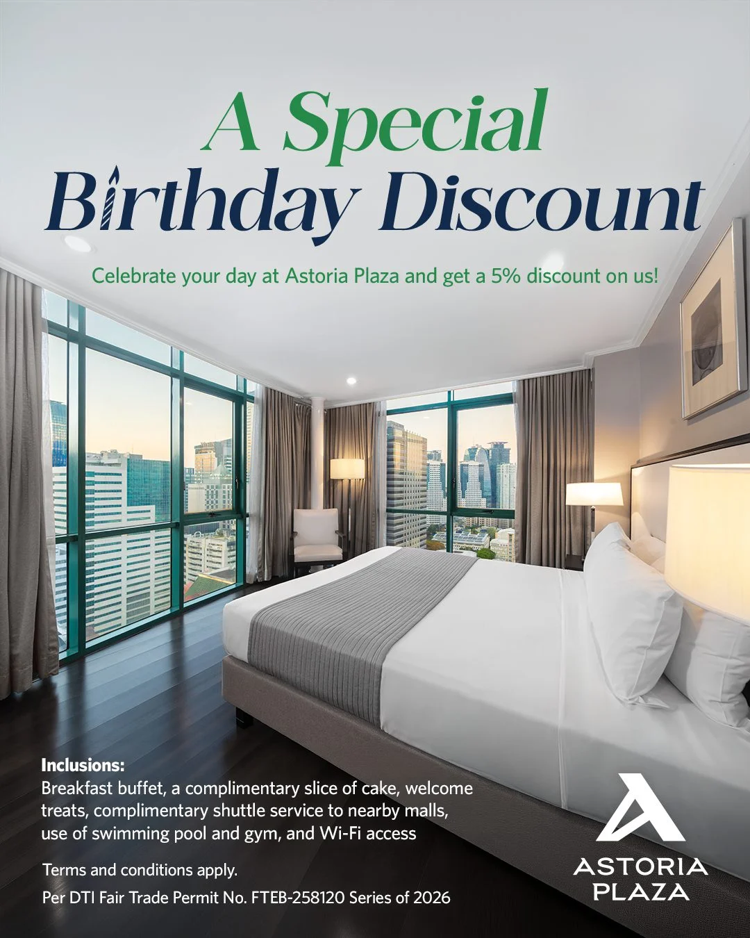 A Special Birthday Discount Promo