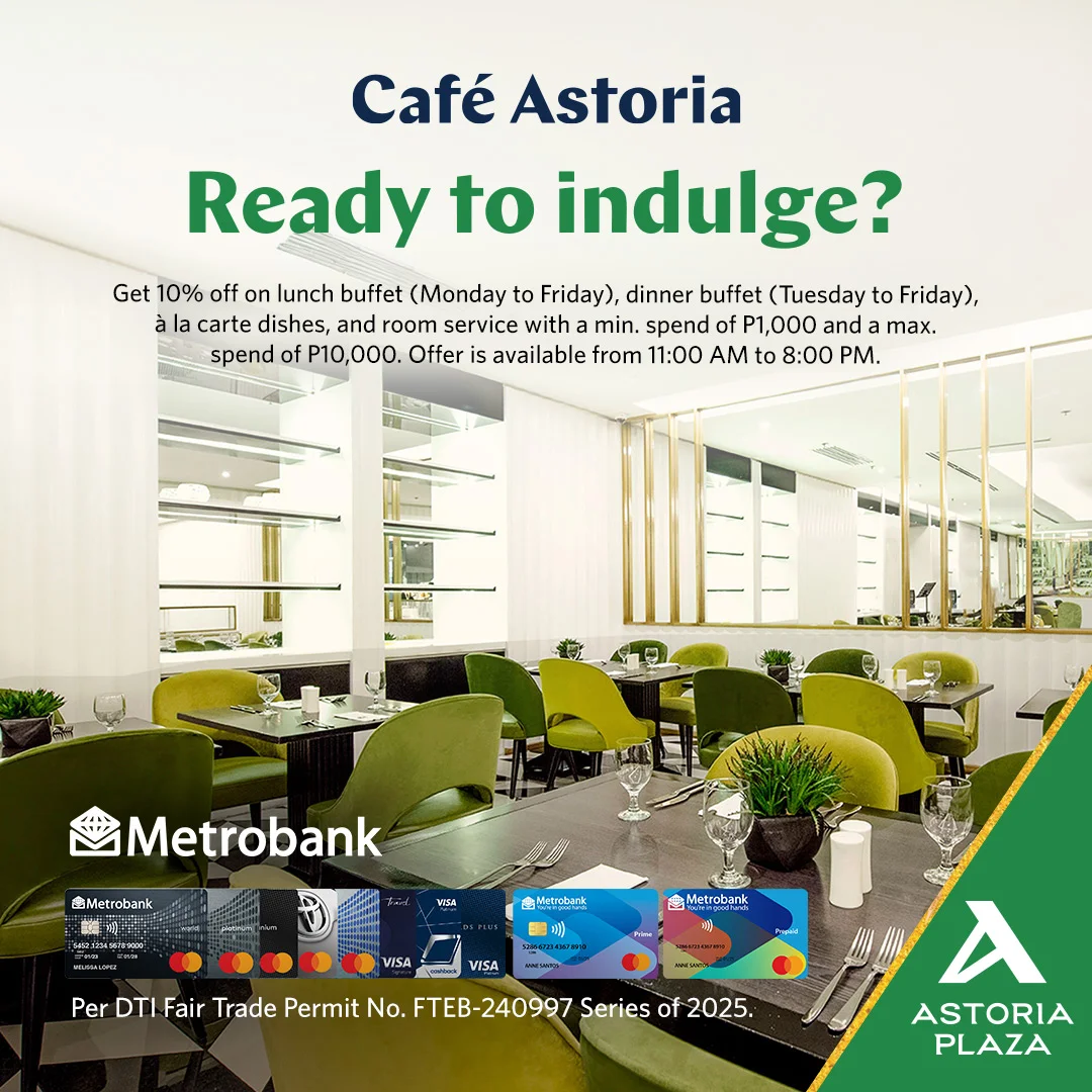 Café Astoria – Metrobank Promo