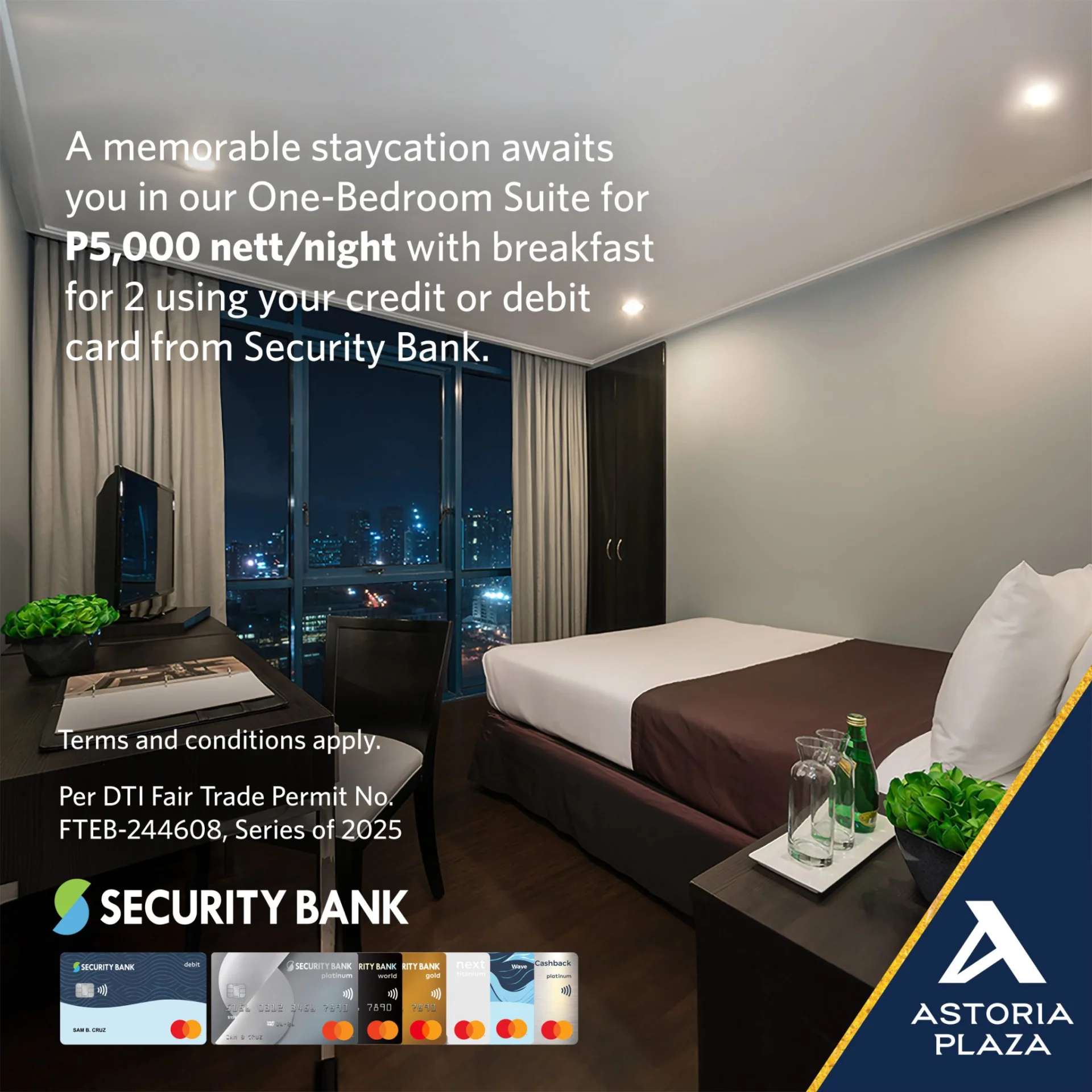 Security Bank Promo